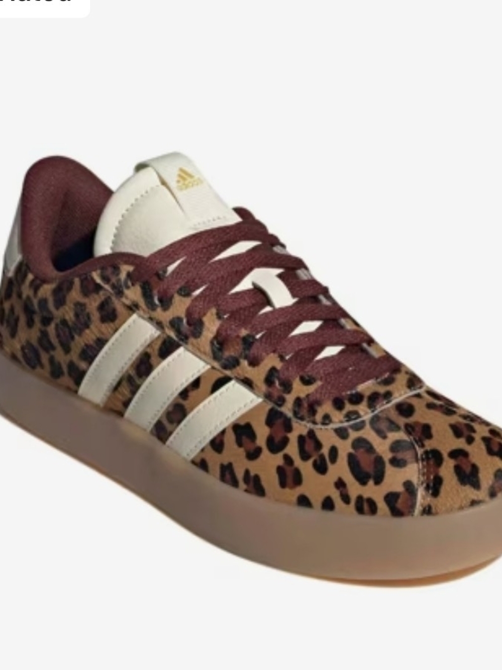 adidas VL Court 3.0 Sneaker - Women's Brown/Black Animal Print